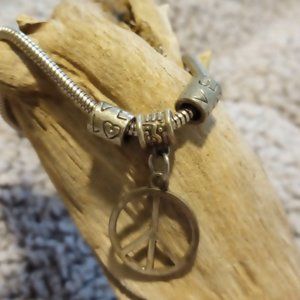 Silver Peace Bracelet